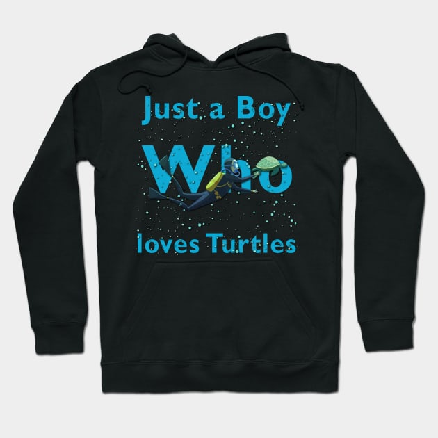 Just a Boy who loves Turtles Hoodie by MFK_Clothes